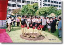 中国・中山市　植樹式